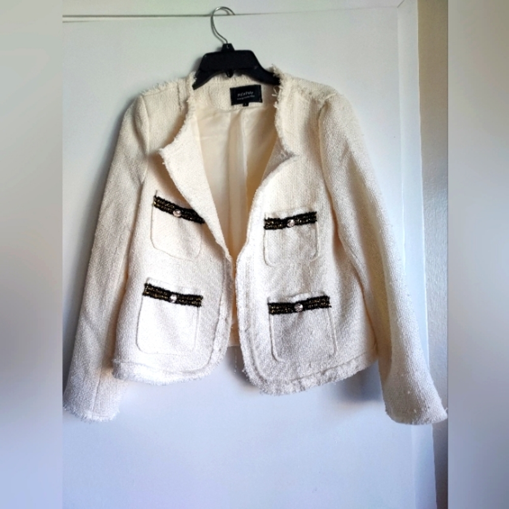 Roly Poly sz L Beige Jacket/blazer